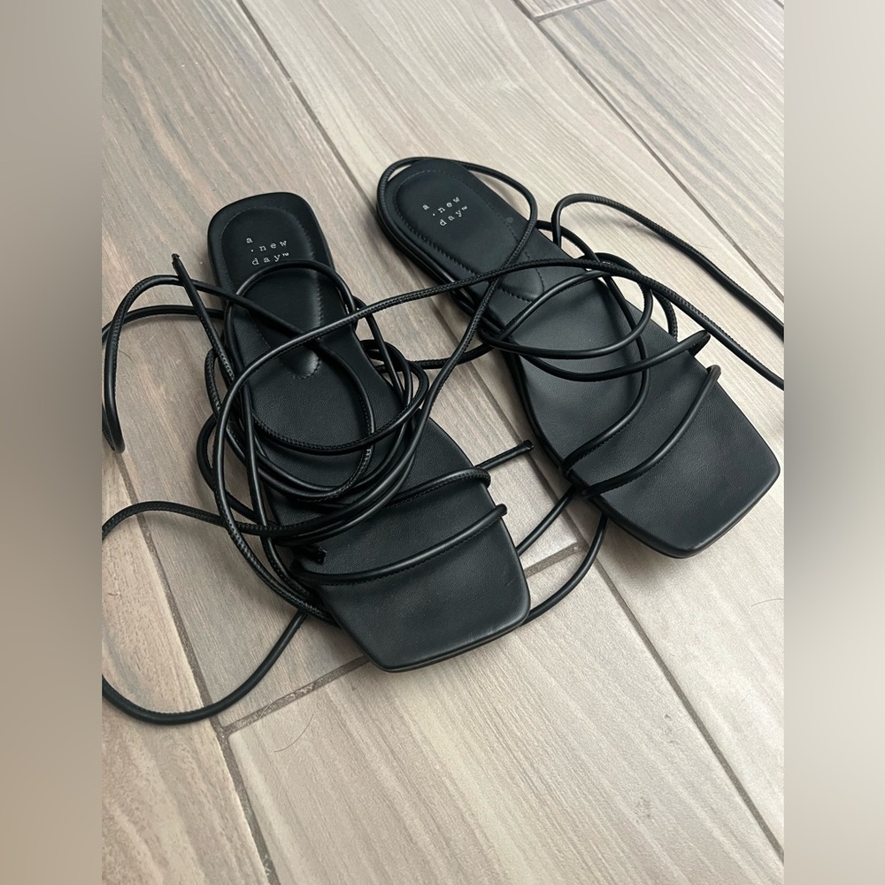 A New Day/Target wrap around sandals